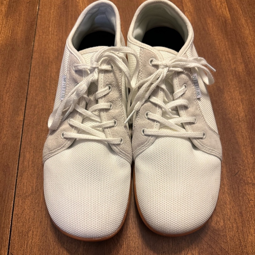 Whitin white zero drop shoes size 44